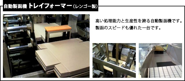 自動製函機トレイフォーマー